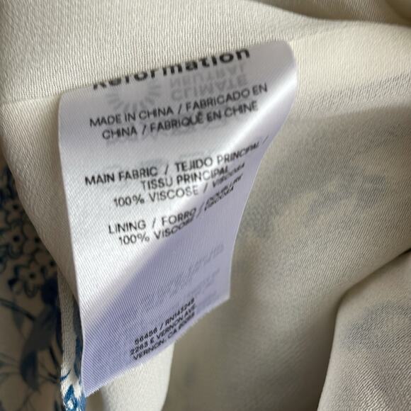 Reformation Constance Floral Print Puff Sleeve Top - Picture 14 of 16